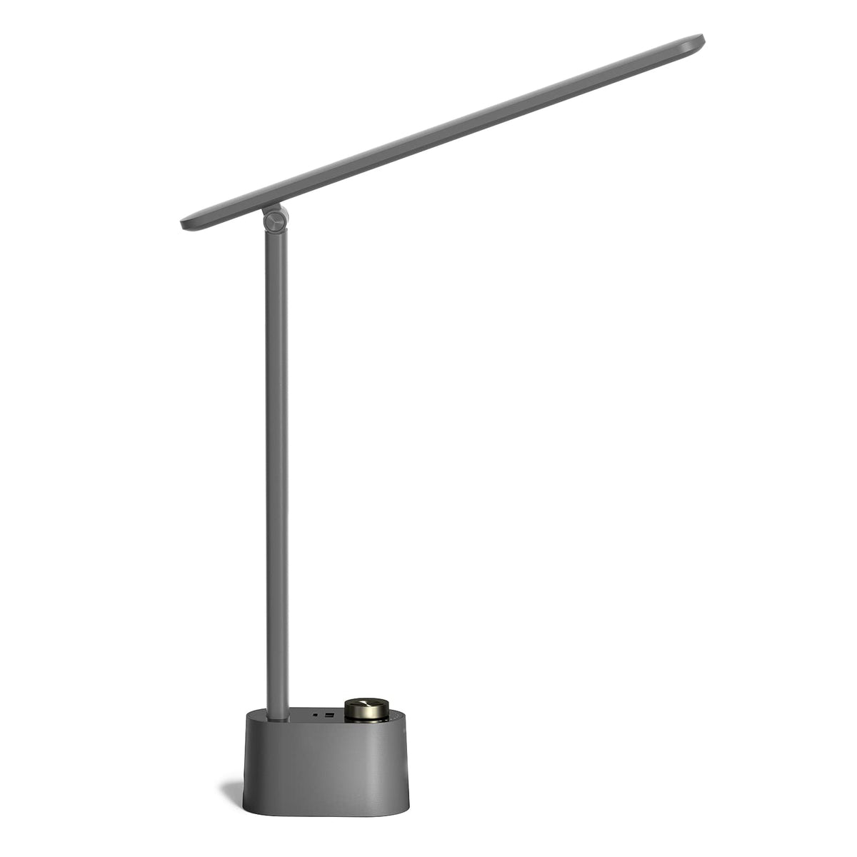Honeywell HWT-H01 LED Desk Lamp, Foldable & Stepless Dimmable, Black | Sunturalux Eye-Caring Desk Light with Charging Ports, Modern Table Lamp, Reading Lamp for Home Office Bedroom College Dorm