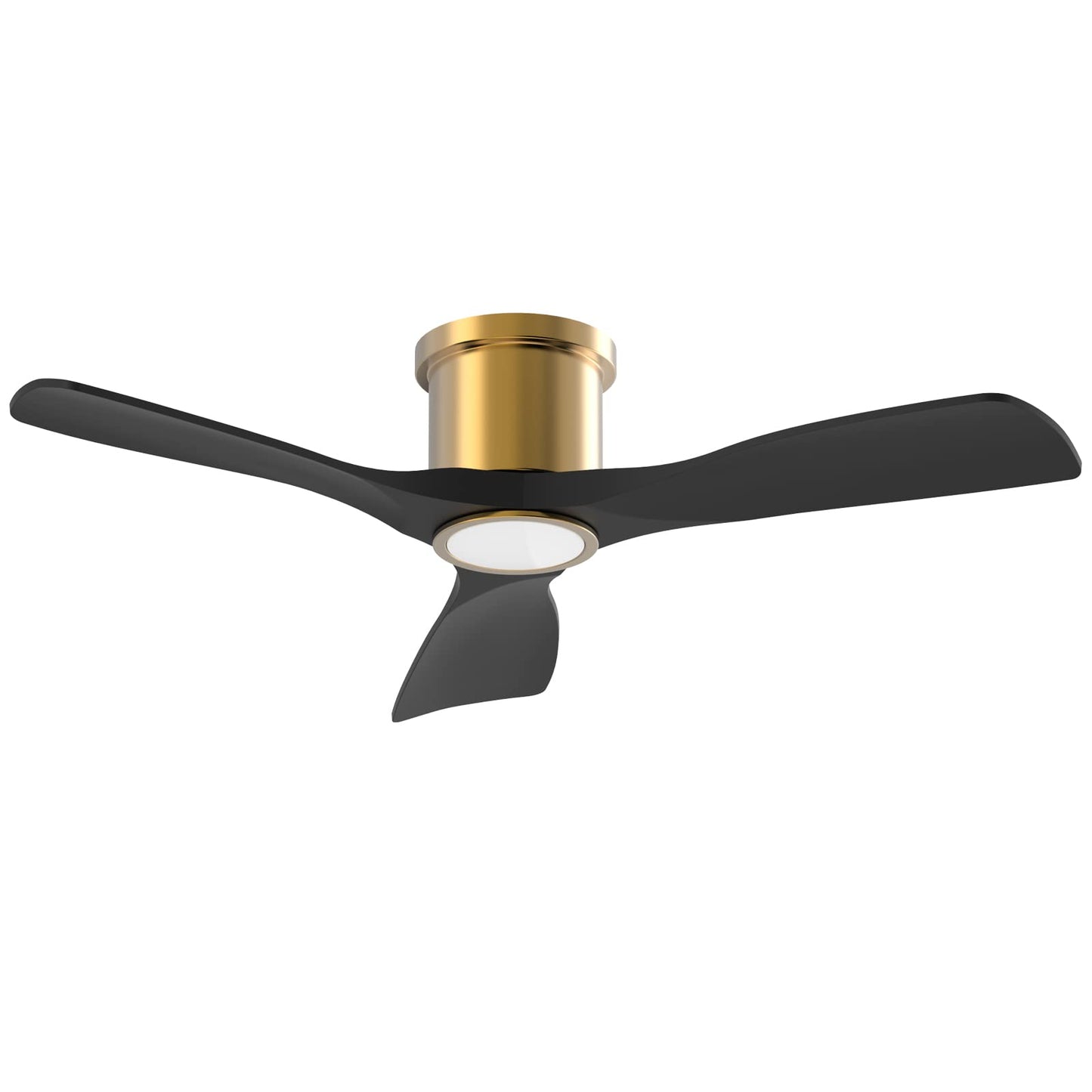 OFANTOP 52 Inch Modern White Gold Smart Ceiling Fan with Light and Remote | Whisper-Quiet & Powerful Airflow, 3-Color Dimmable LED with Memory, Reversible Motor, Timer, for Bedroom Living Room