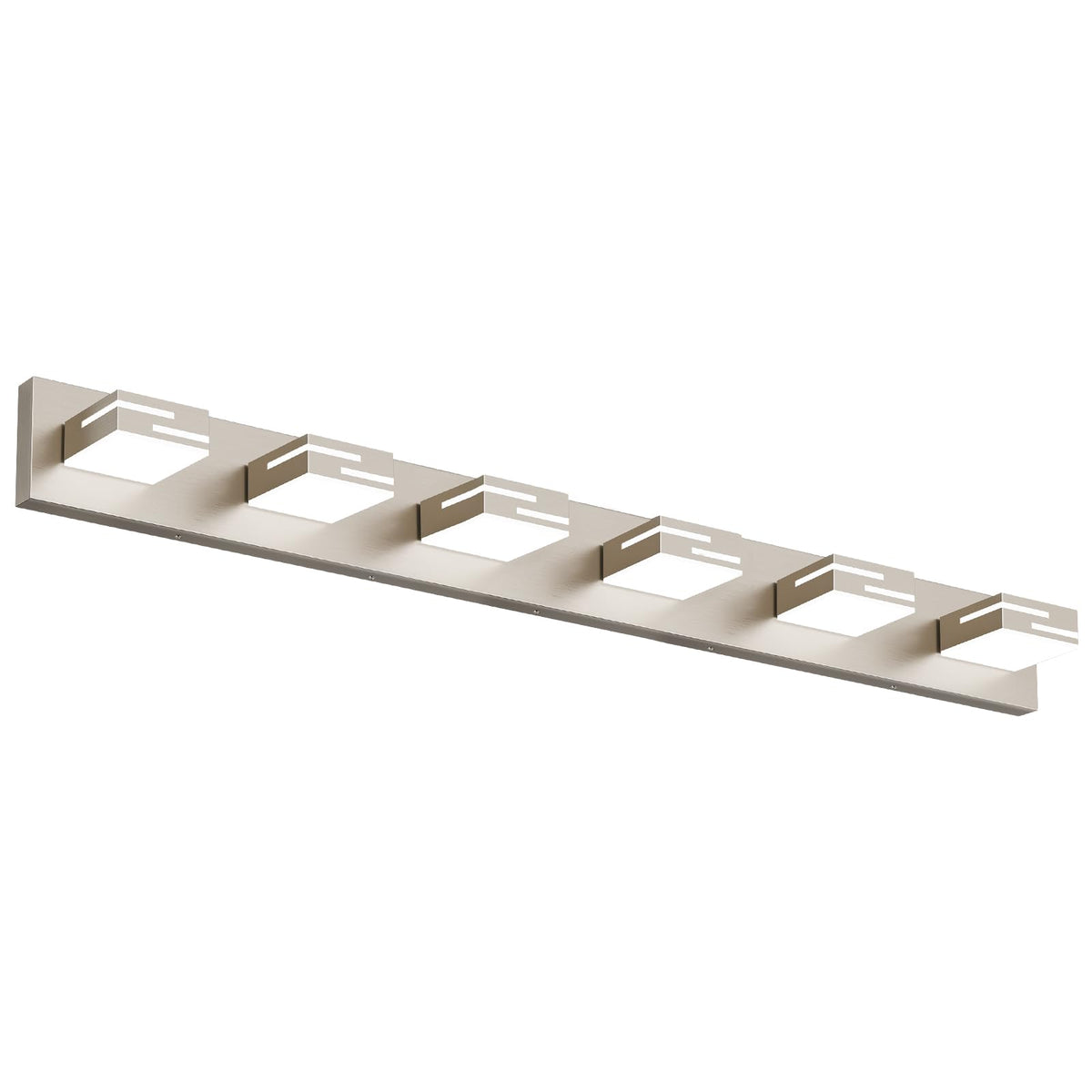 LED Modern Bathroom Vanity Light Fixtures, Dimmable Matte Black Vanity Lights for Bathroom Lighting Fixtures Over Mirror, with 360° Rotatable Acrylic Heads 4-Light 30-inch (Cool White 6000K)