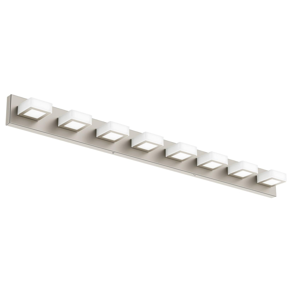 Ralbay LED Black 4 Lights Acrylic Lighting Fixtures Modern Matte Black Bathroom Vanity Lights