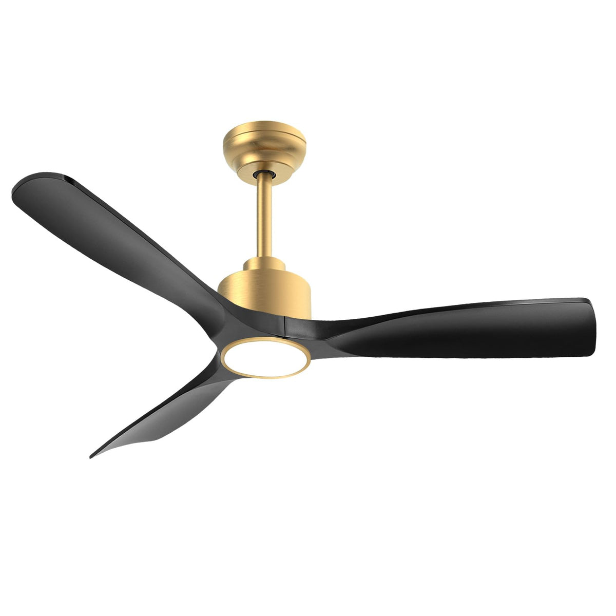 OFANTOP 52 Inch Modern White Gold Smart Ceiling Fan with Light and Remote | Whisper-Quiet & Powerful Airflow, 3-Color Dimmable LED with Memory, Reversible Motor, Timer, for Bedroom Living Room