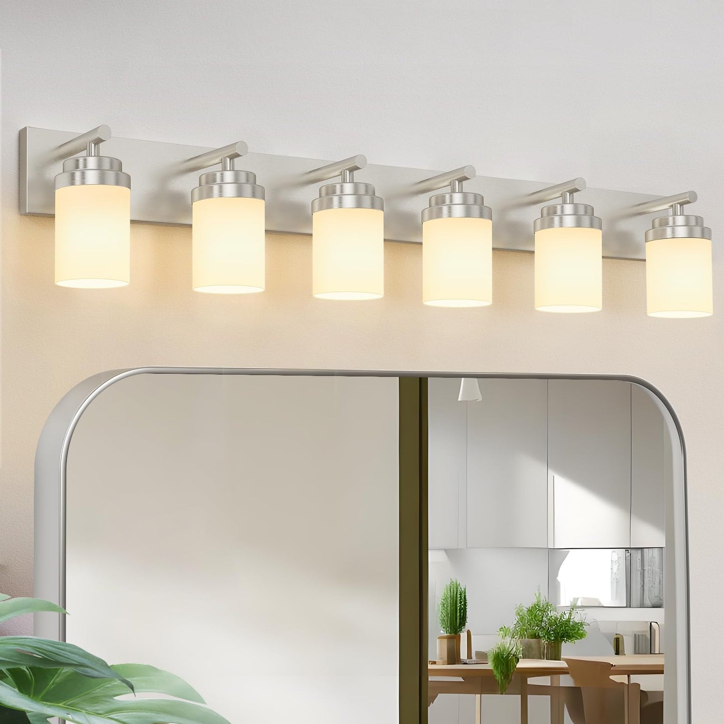 IZORRO Bathroom Vanity Light Fixture, 3-Light 22 Inch Matte Black Bathroom Light Fixtures Over Mirror, with Clear Glass Shade, Modern Farmhouse Vanity Lights, Rustic Restroom Lighting Fixtures