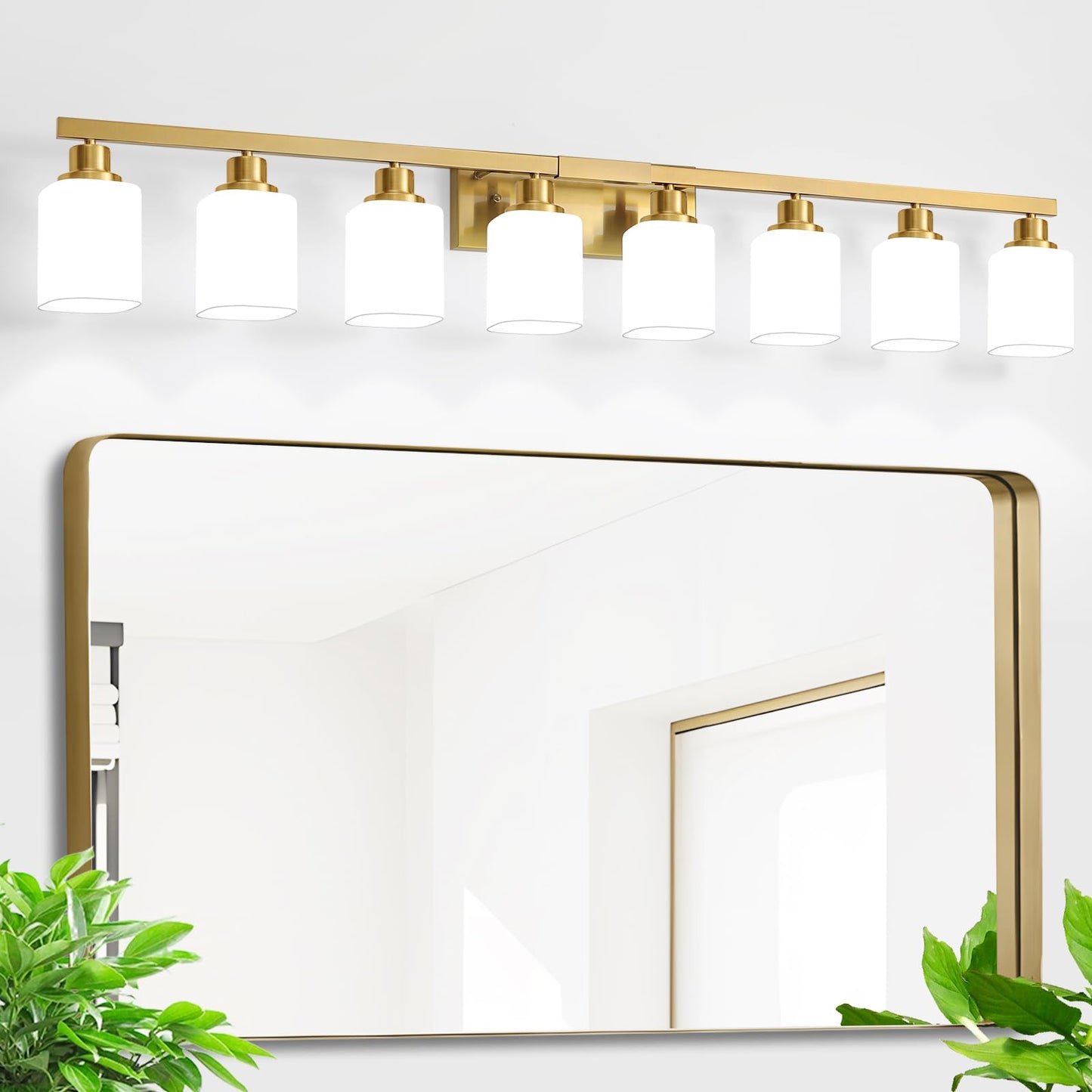 3-Light Bathroom Vanity Light,Modern Matte Black Bathroom Light Fixtures with Square Frosted Glass,Wall Sconces Lighting fixtures Over Mirror Restroom, Living Room Hallway