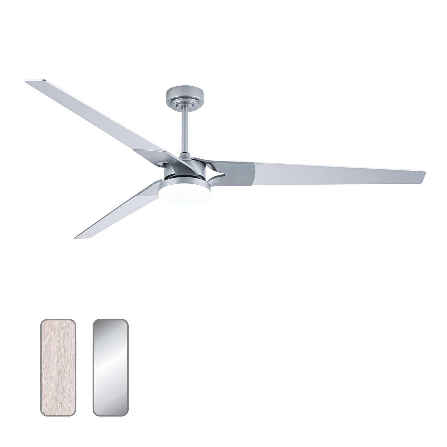 Gold Ceiling Fan with Lights and Remote, 52 In | 3 Blade Style, App Remote Control, Timer, Reversible, 3CCT, 6 Speed, 2 Color Blade for Indoor, Bedroom, Living Room