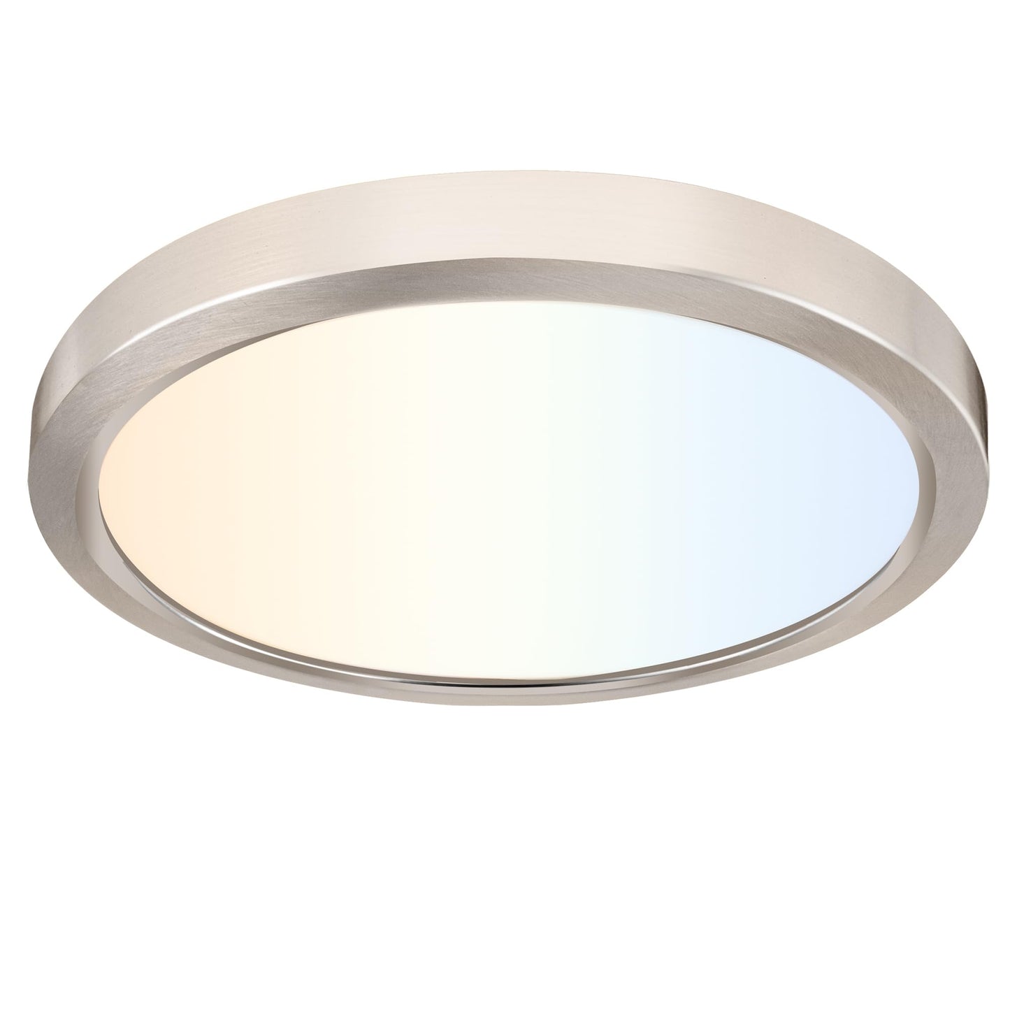 hykolity 12 Inch LED Round Flat Panel Light,3CCT,3000K/4000K/5000K | 24W Selectable CCT Edge-Lit Flush Mount Ceiling Light Fixture for Kitchen,Bedroom,Laundry and Closet Room,Black