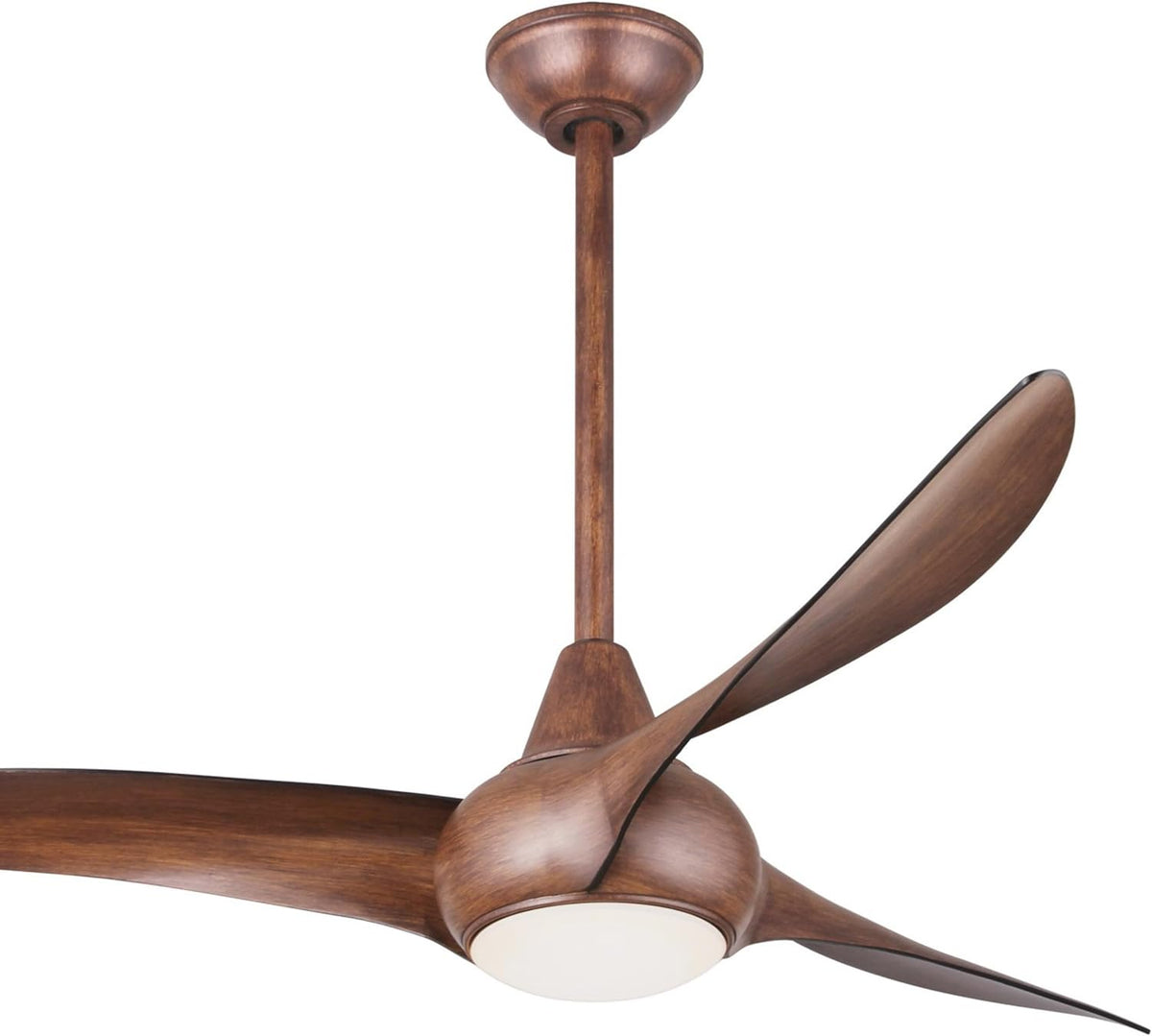 Minka-Aire F844-DK, Light Wave 52" Ceiling Fan with LED Light Kit, Distressed Koa Finish